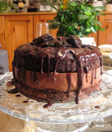 Aszalt szilvás trüffeltorta